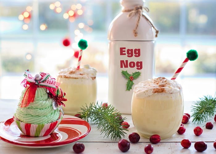 Eggnog & Christmas Themed Desserts