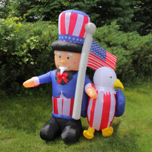 Inflatable 4th of July decorations