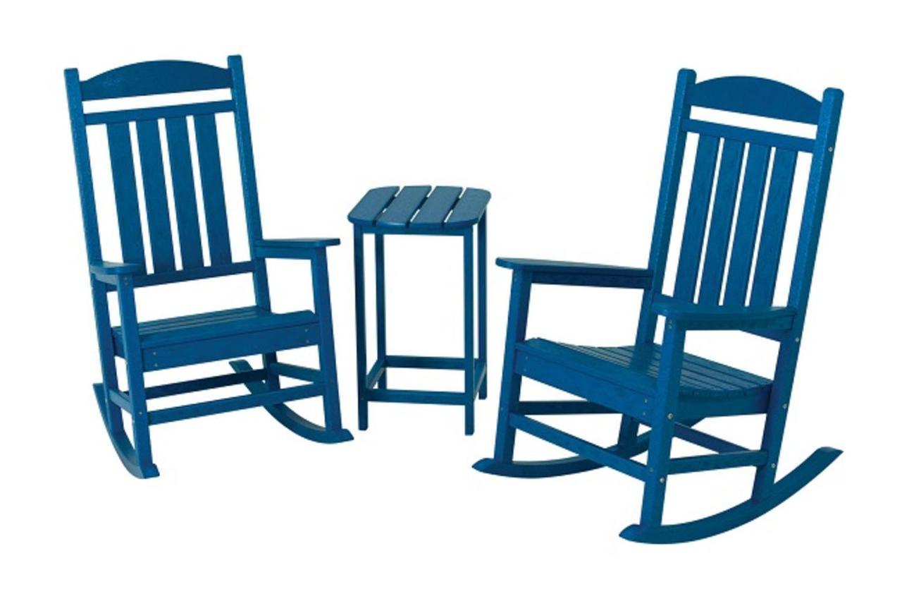Blue Patio Rocking Chairs