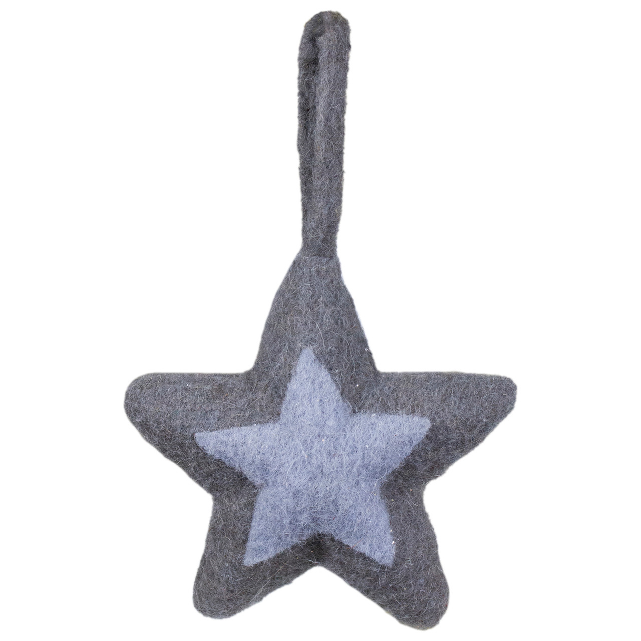 felt star ornament