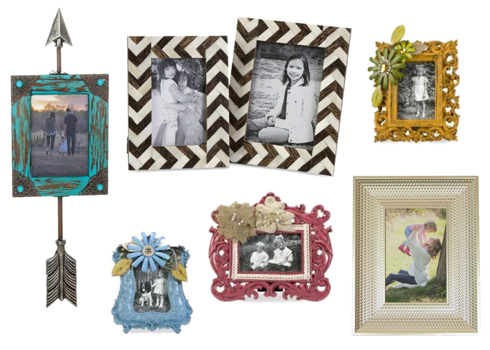stylish & colorful picture frames