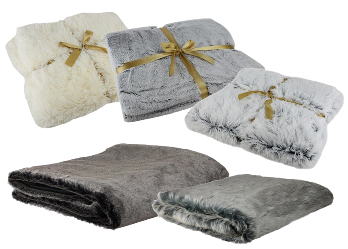 soft grey throw blankets