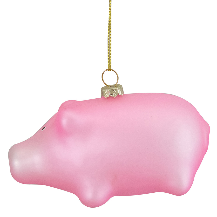 pink pig ornament