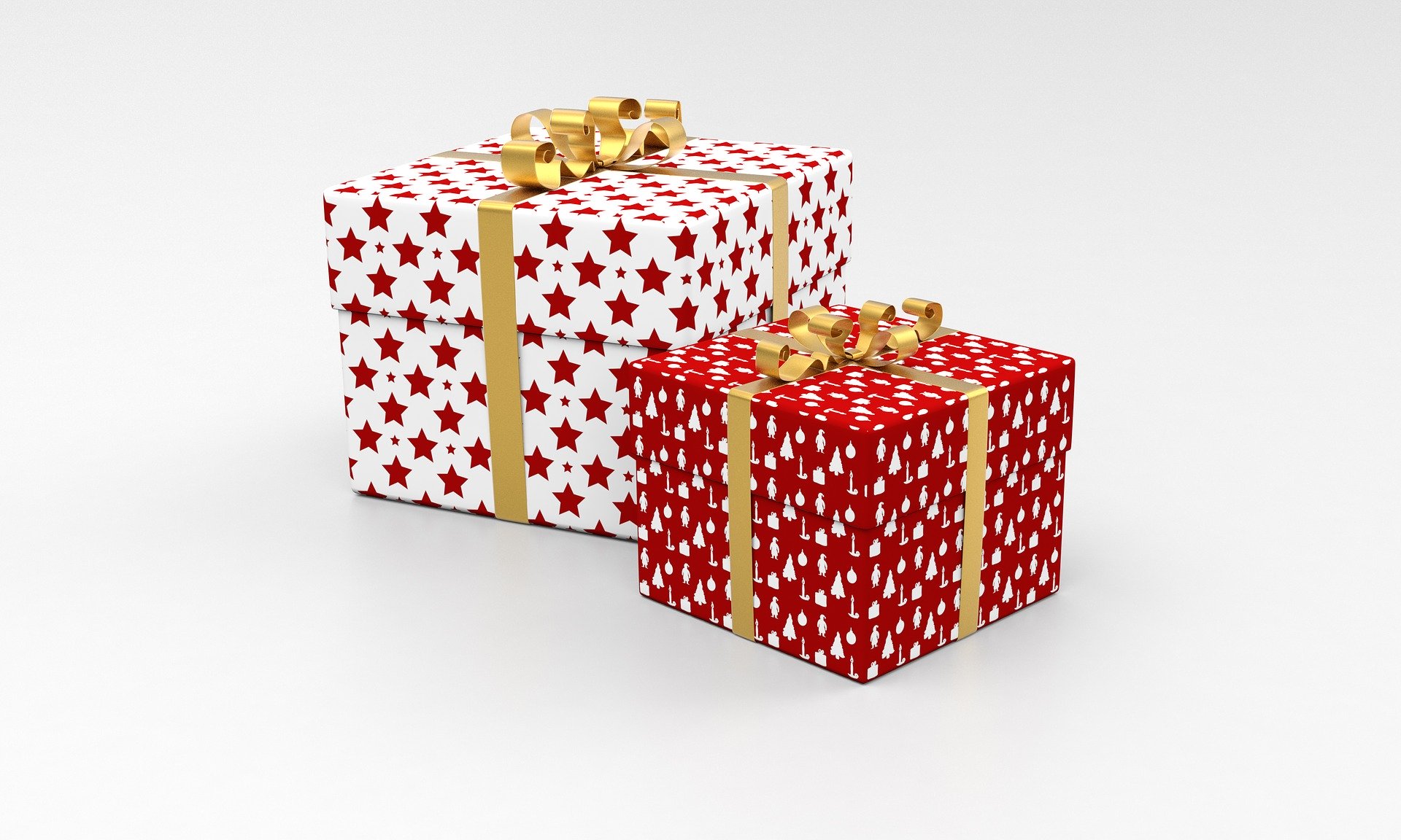 Red & White Gift Boxes