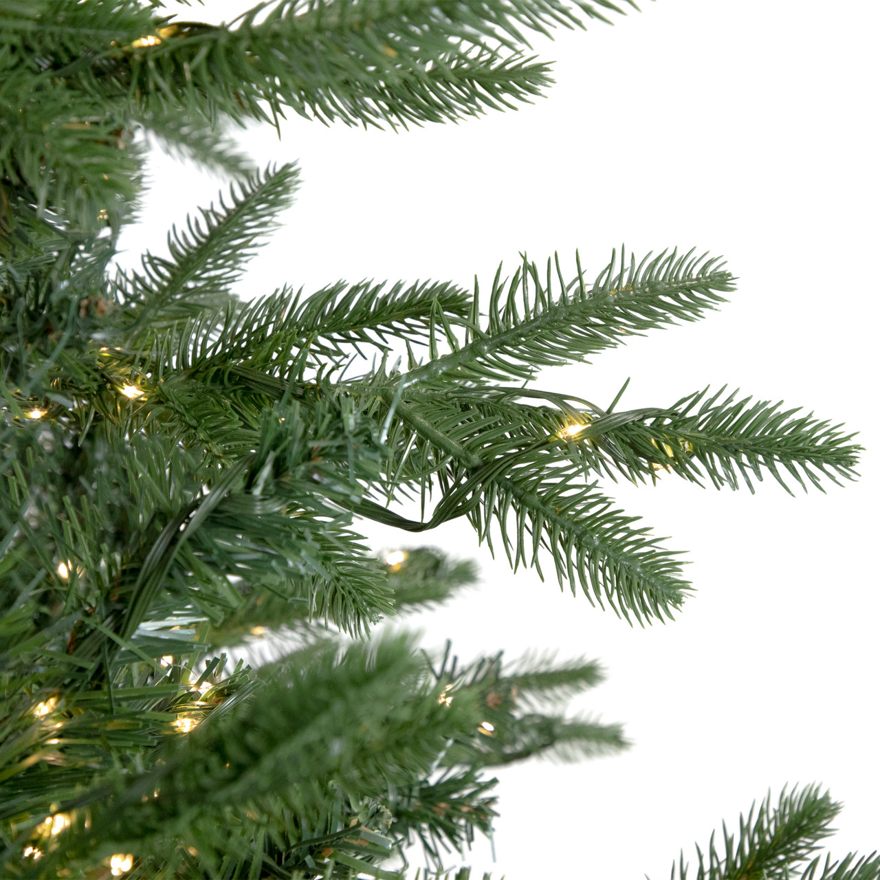 close up of a realistic Northlight Real Touch artificial tree branch