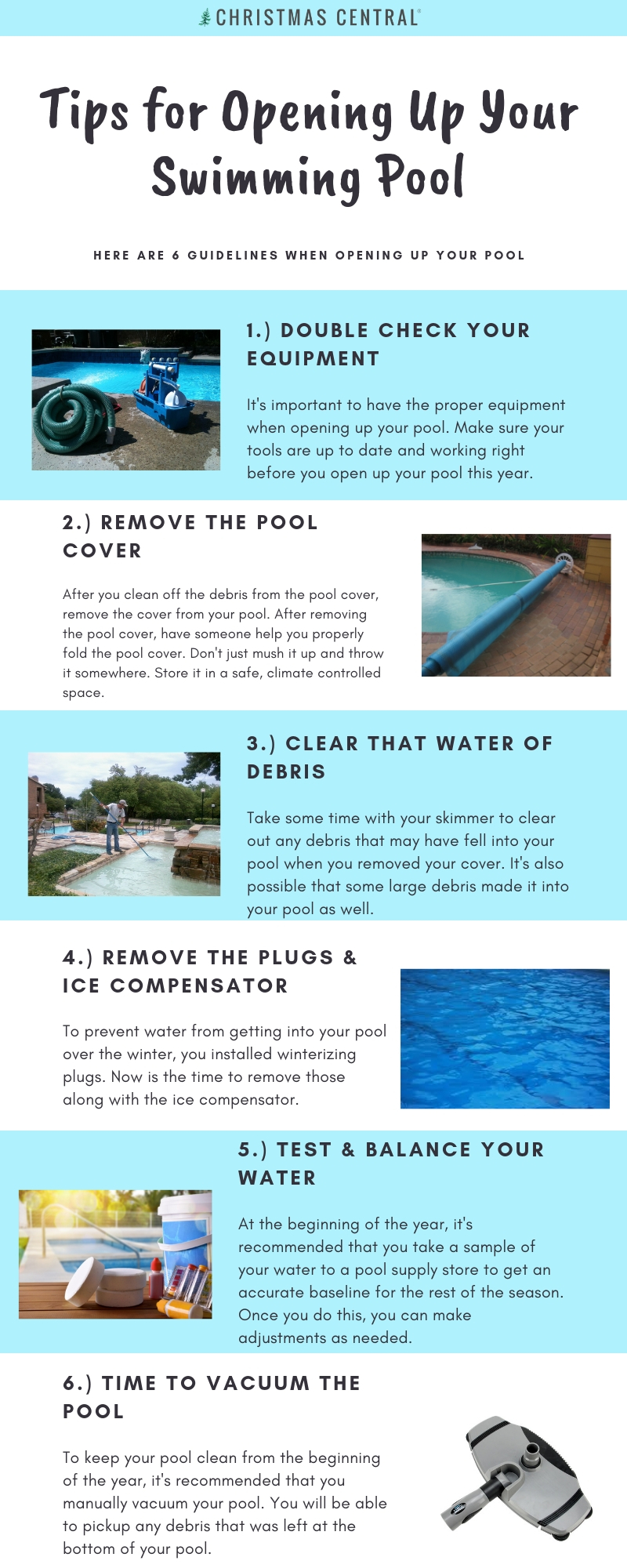 Swimming Pool Opening Tips & Resources